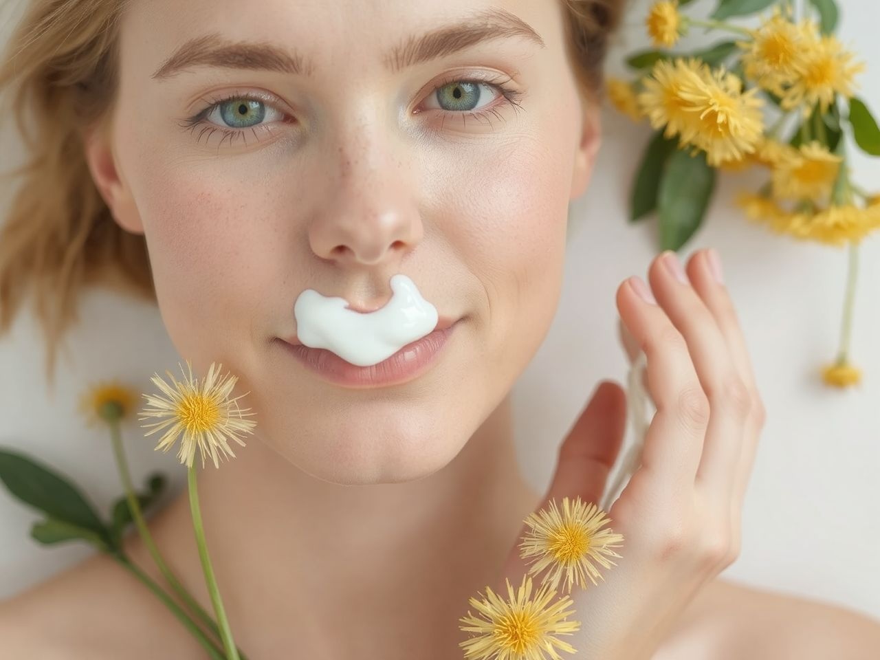 A pitypang gyulladáscsökkentő hatása segít a bőr regenerálódásában.