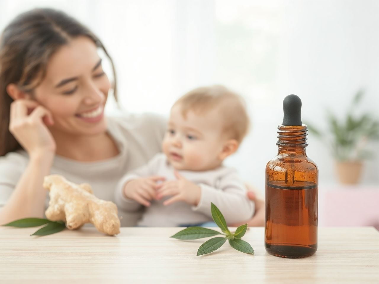 Gyömbér cseppek segítenek hányinger ellen terhes nőknek és gyerekeknek.