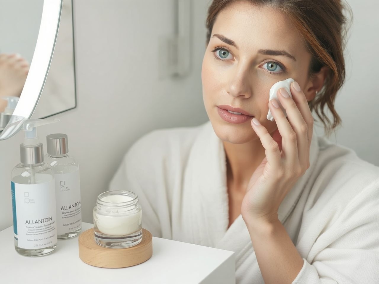 Az allantoint érdemes alacsony koncentrációban, tiszta bőrön alkalmazni.