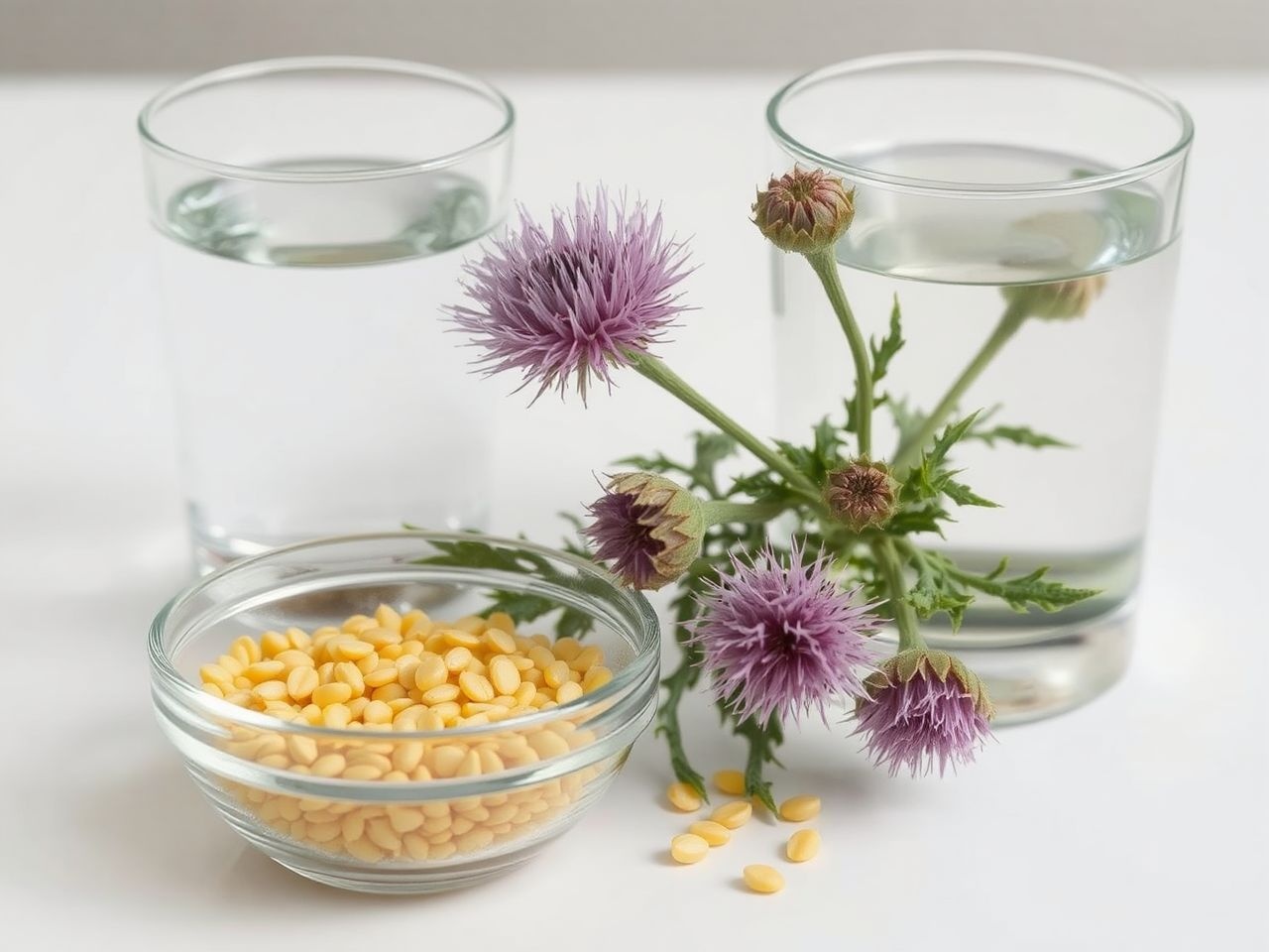 A máriatövis segíti a máj méregtelenítő folyamatait.