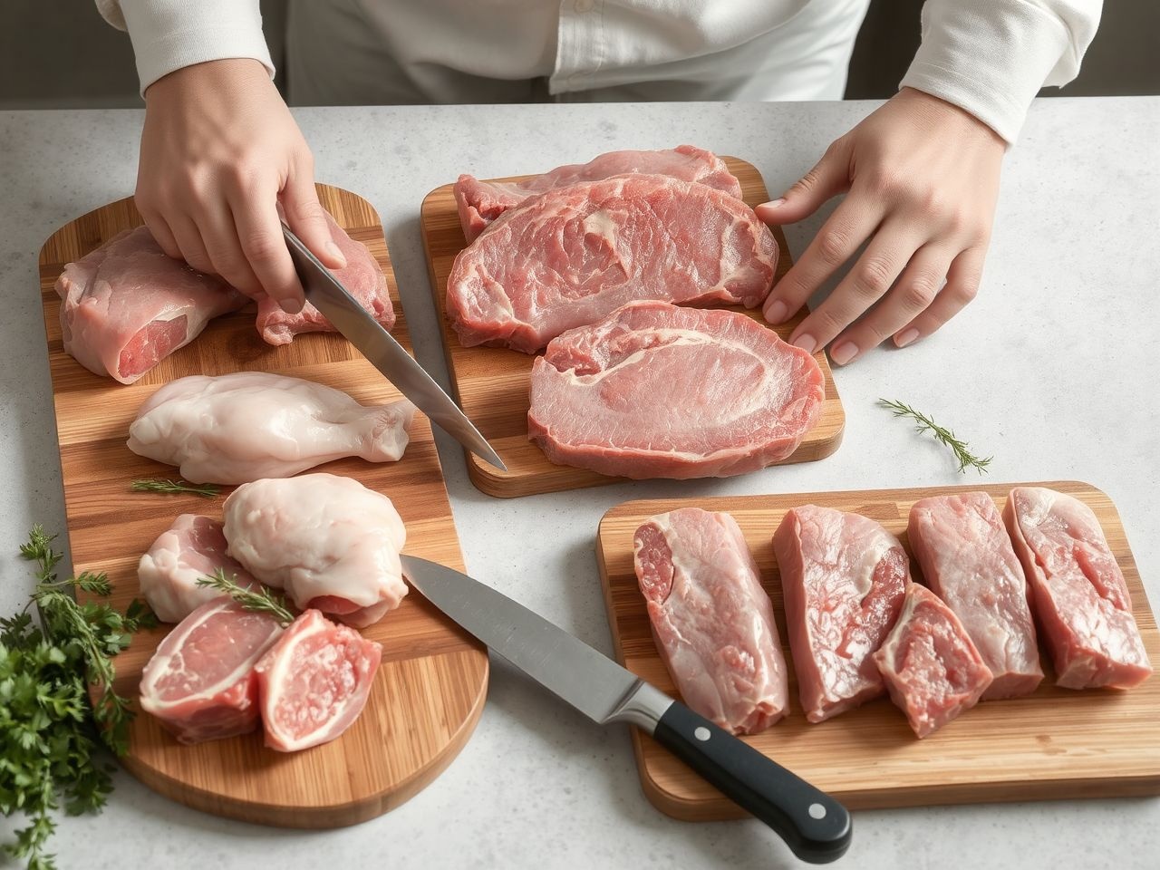 A hús előkészítése a frissesség és íz megőrzése kulcsa.