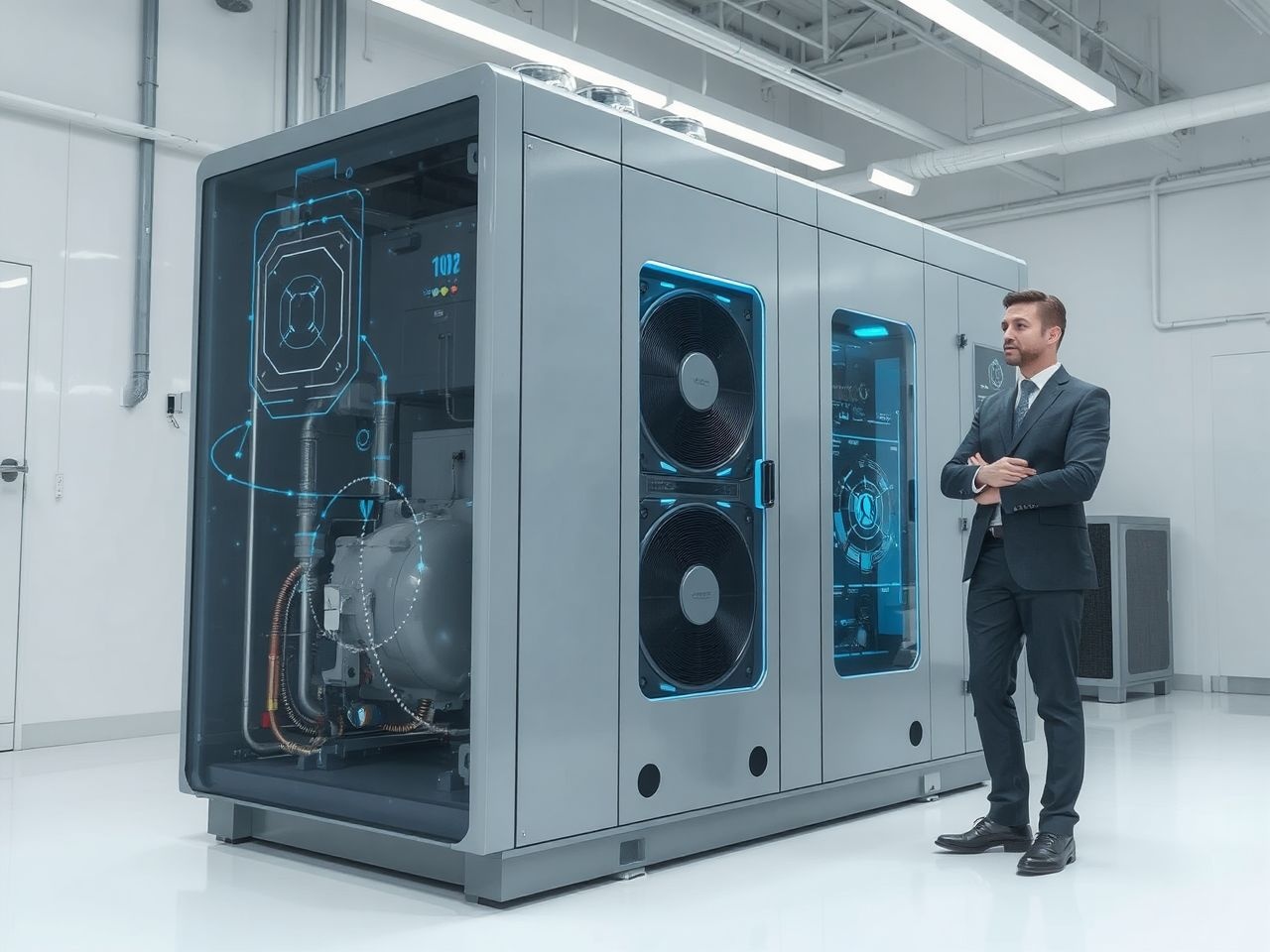 Az intelligens vezérlés növeli a kompresszoros hűtők energiahatékonyságát.