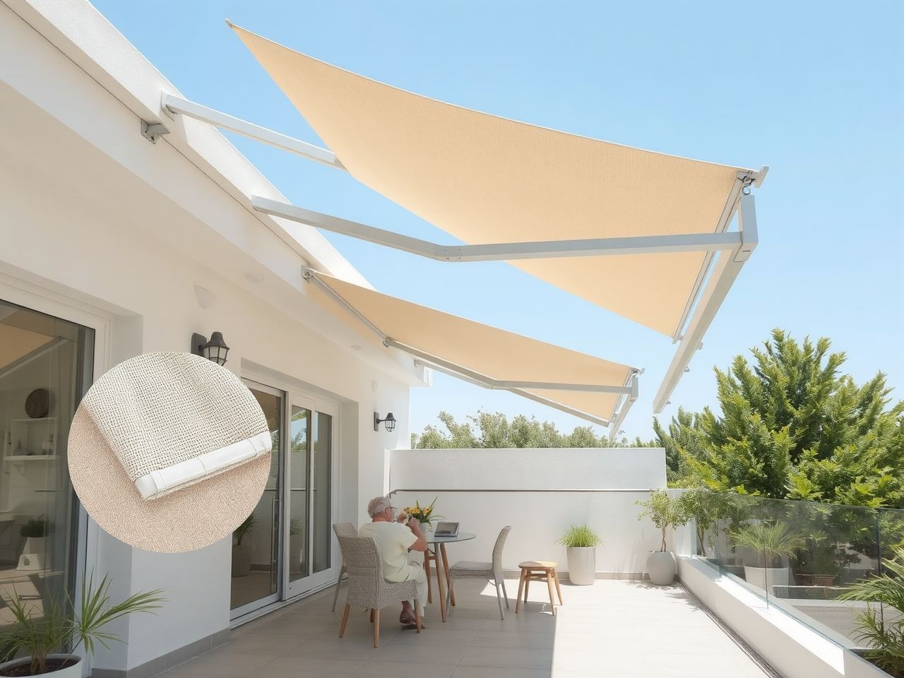 A rendszeres karbantartás jelentősen meghosszabbítja a napellenző élettartamát.