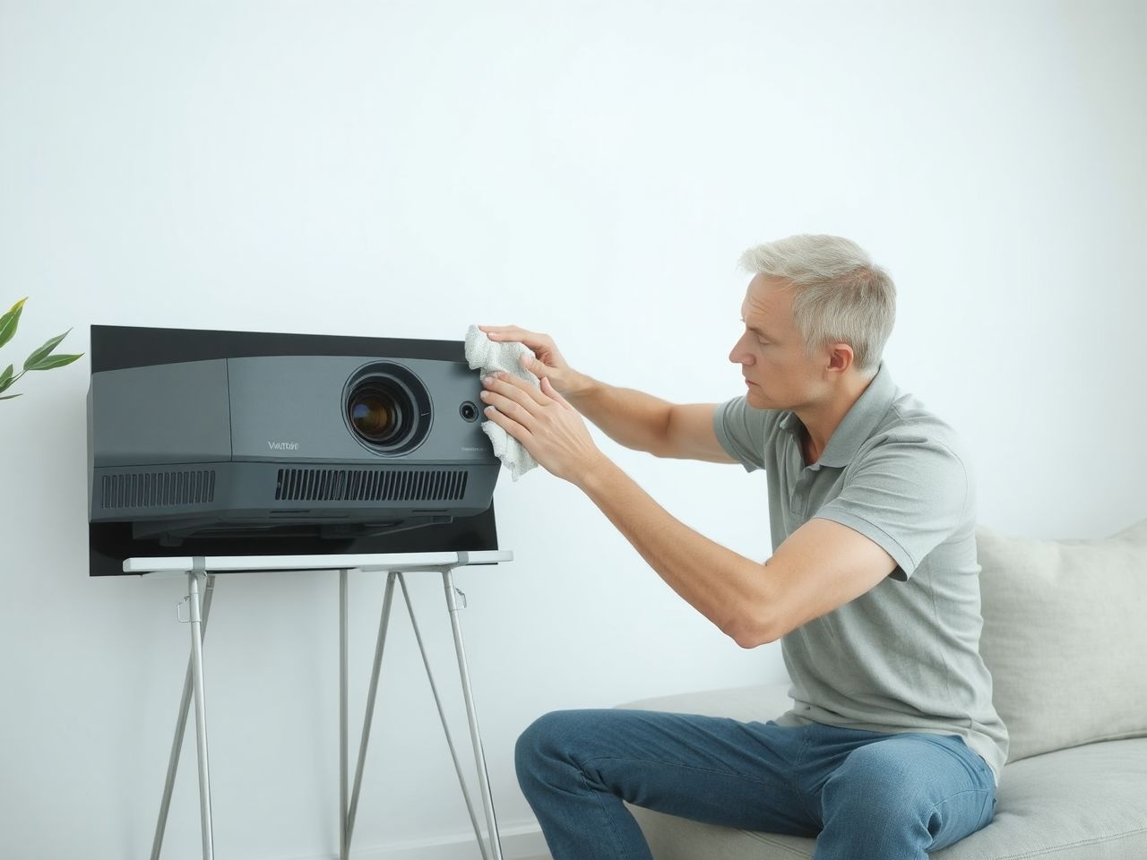 A projektoros tévékhez hetente portalanítás és lencsetisztítás ajánlott.