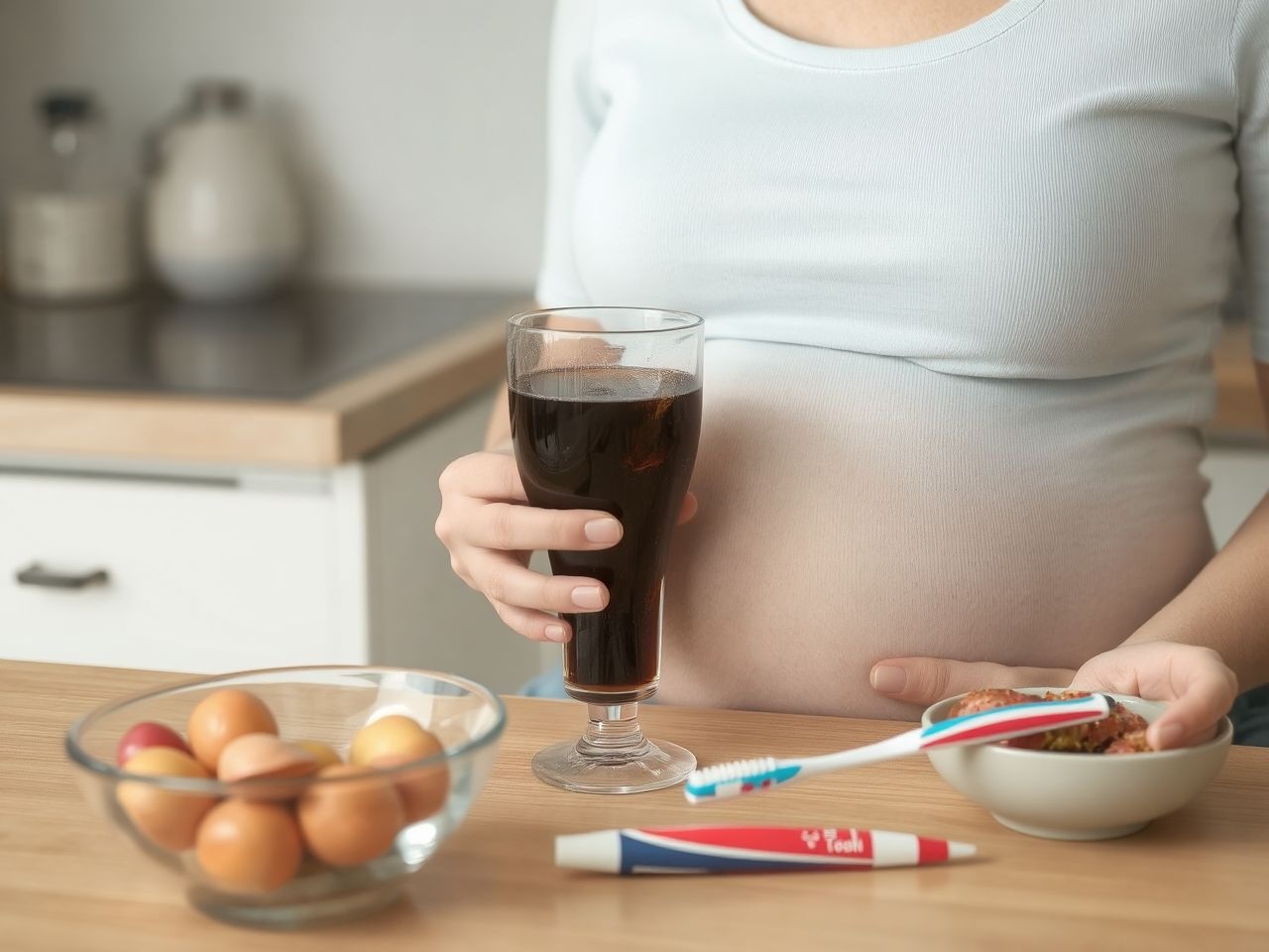 A terhesség alatt a kóla fokozza a fogszuvasodás kockázatát.