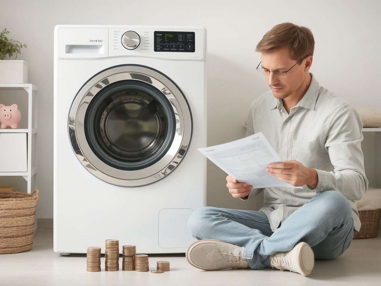 Az inverteres mosógépek alacsonyabb energiafogyasztása gyors megtérülést biztosít.