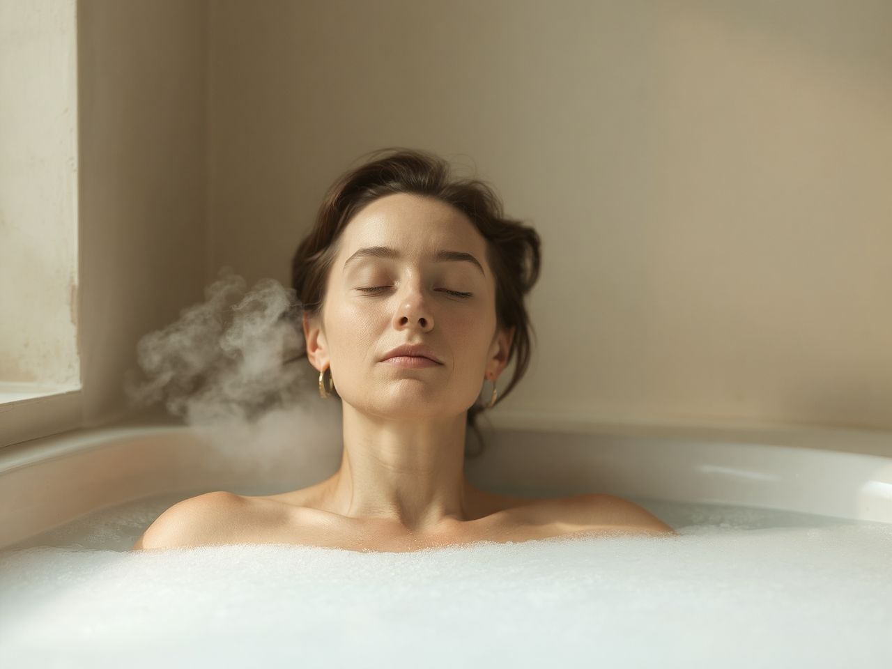 A sófürdő csökkenti a stresszt és elősegíti a lelki egyensúlyt.