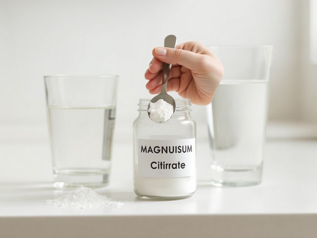 A magnézium-citrát segít izomgörcsök és stressz csökkentésében.