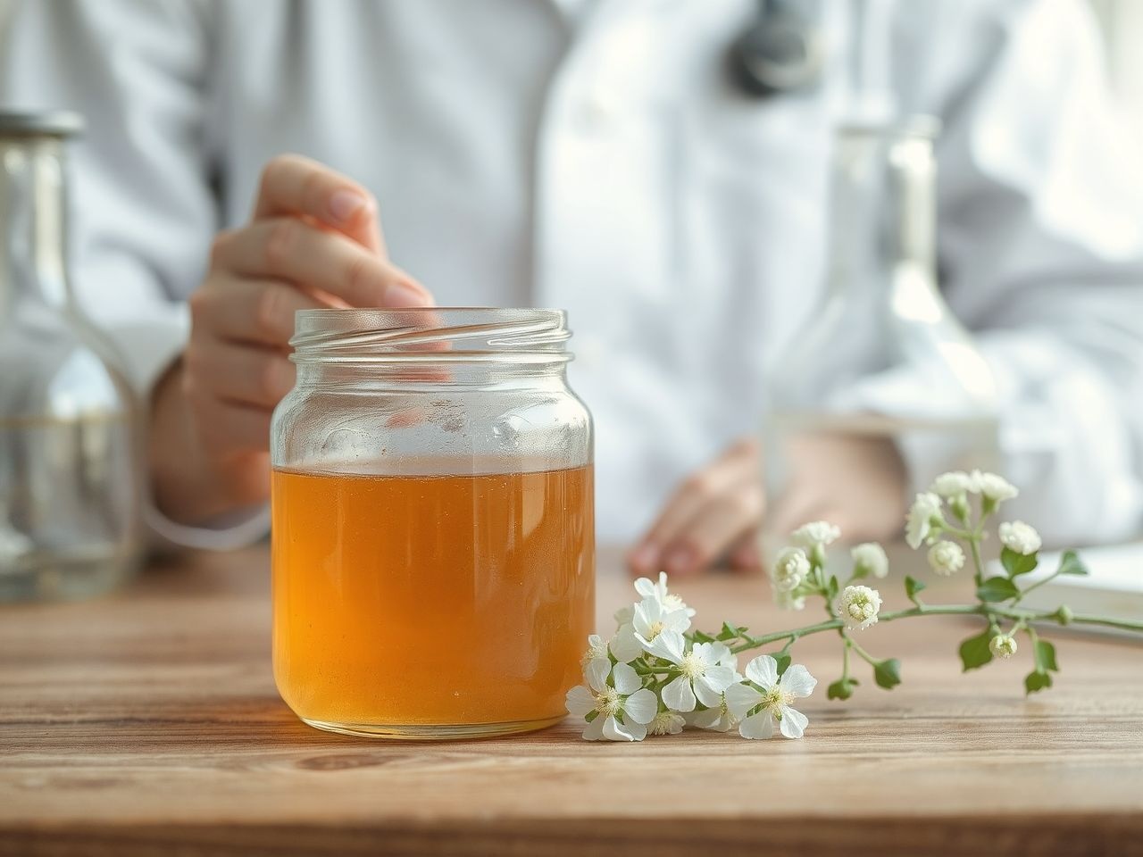 A mézontófű méz gyulladáscsökkentő és immunerősítő hatású.