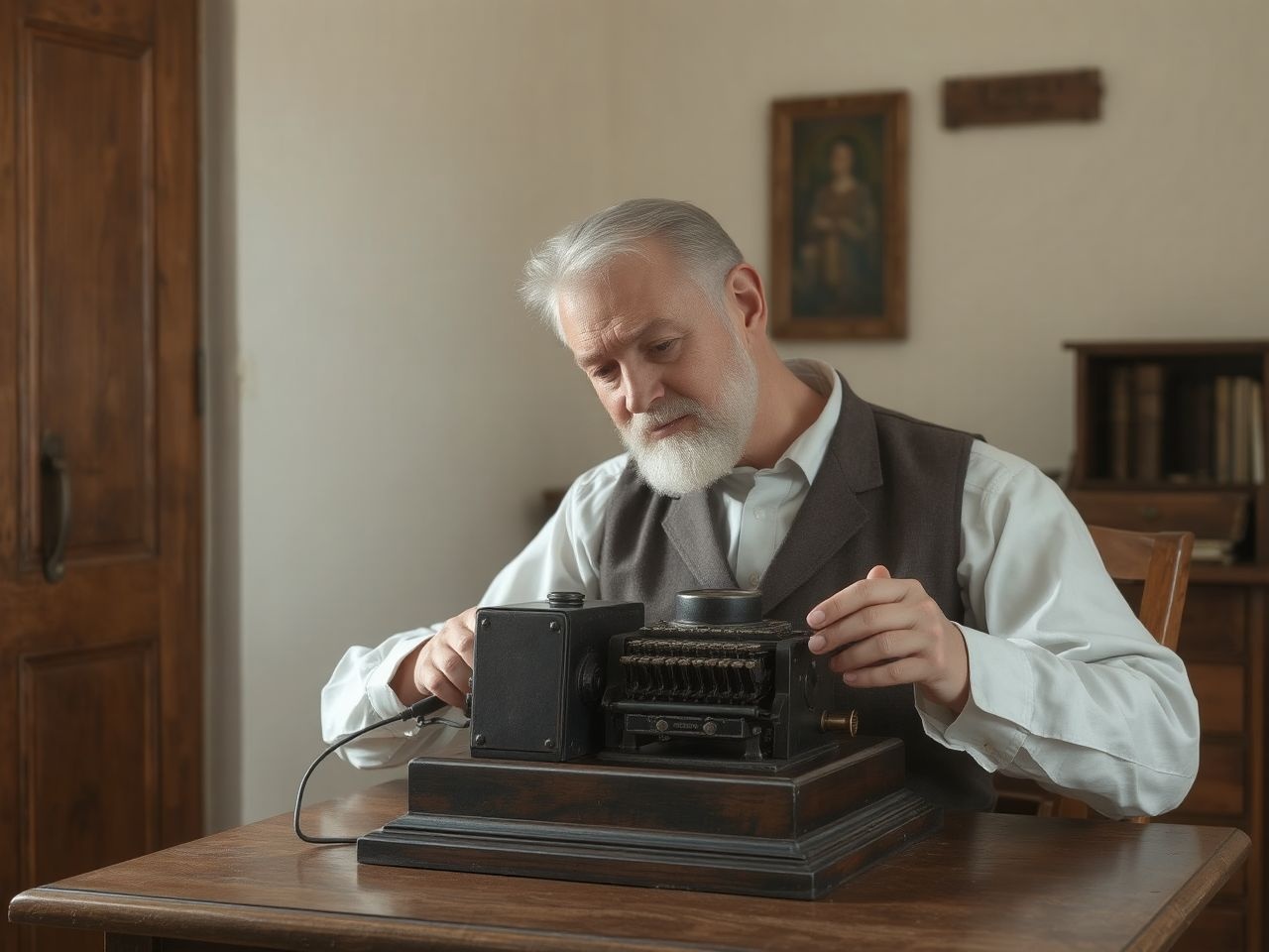 Samuel Morse feltalálta a gyors és hatékony Morse-kódot.