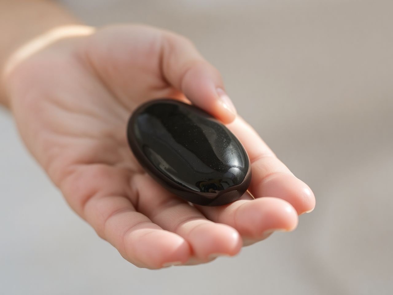 A fekete obszidián mély belső békét és védelmet nyújt.
