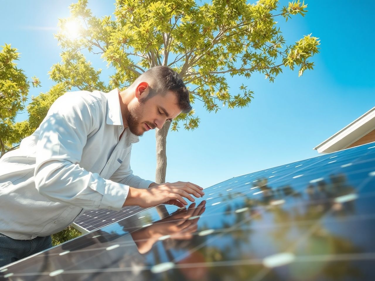 Az árnyékolás jelentősen rontja a napenergia-hasznosítás hatékonyságát.