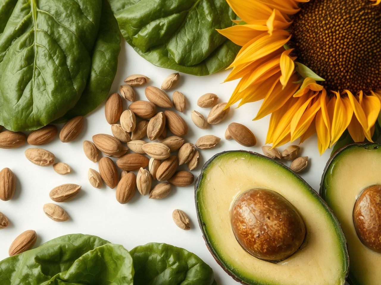 Az E-vitamin antioxidáns, mely védi és fiatalítja a bőrt.