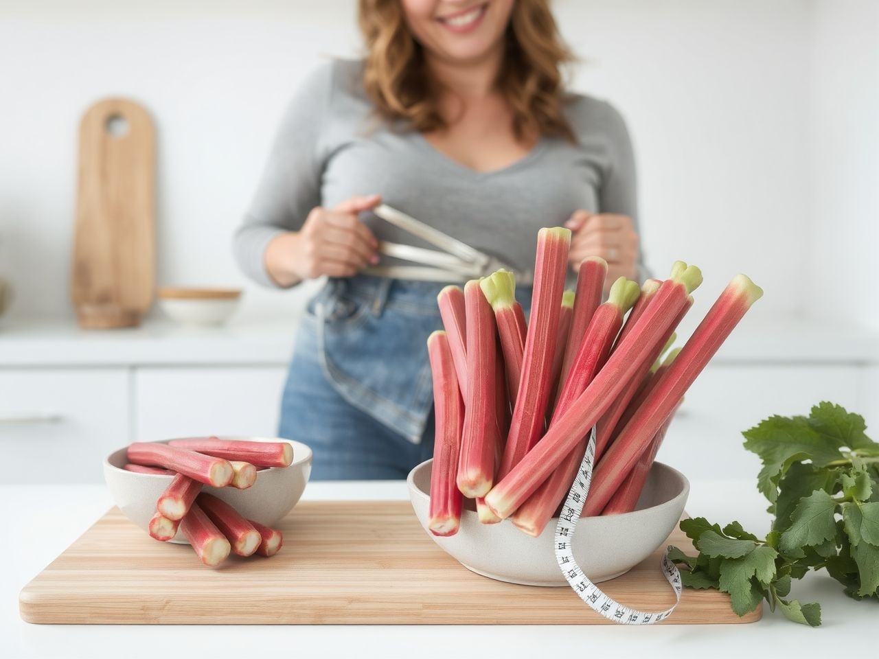 A rebarbara alacsony kalóriatartalmú, segíti a testsúlycsökkentést.