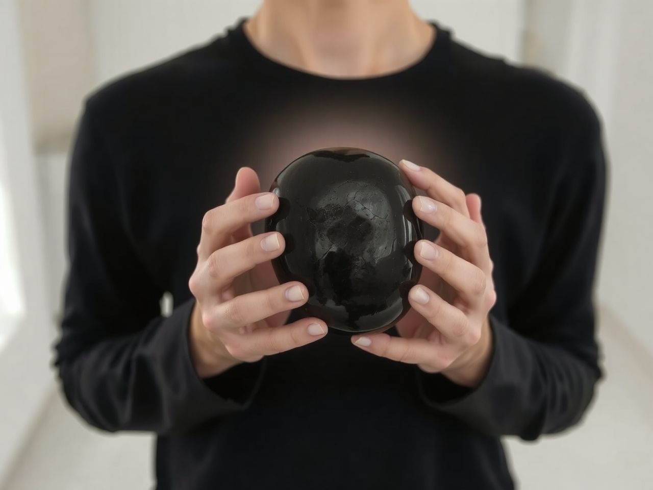 A fekete obszidián pajzsként szűri ki a negatív energiákat.