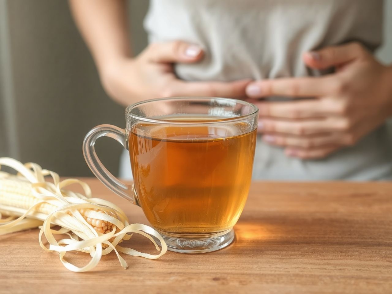 A kukoricabajusz tea természetes vizelethajtóként támogatja a vesét.