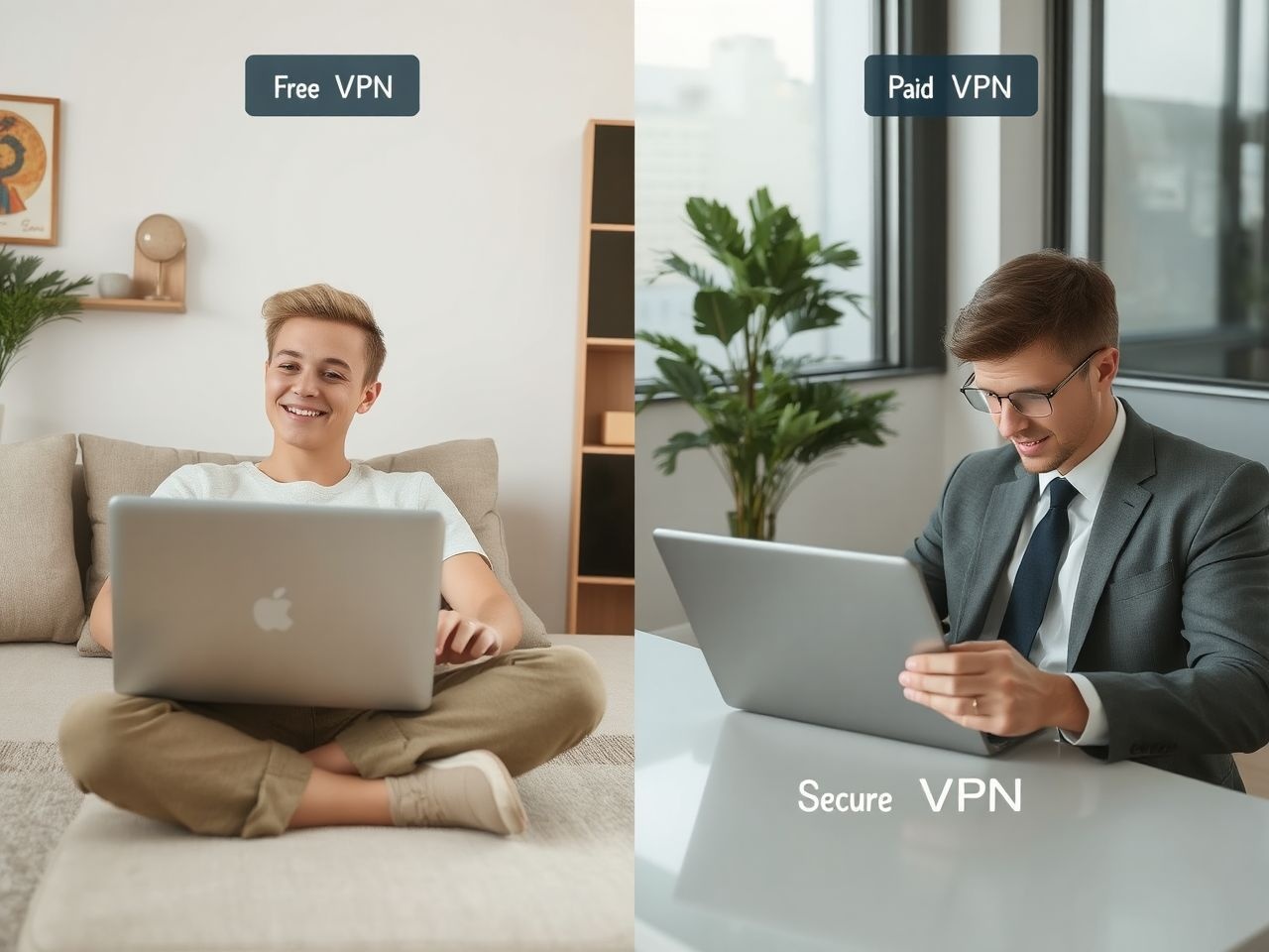 A fizetős VPN-ek általában gyorsabbak és biztonságosabbak az ingyeneseknél.