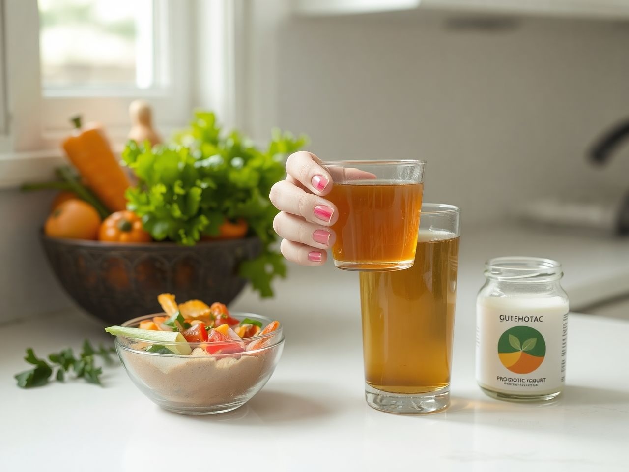 A tea támogatja a bélflóra egyensúlyát és anyagcserét.