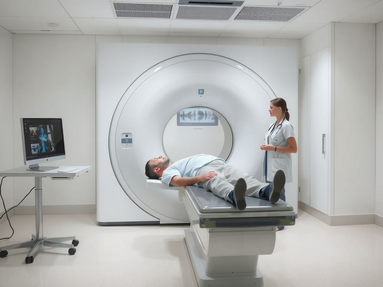 A CT gyors és részletes képet ad a belső szervekről.