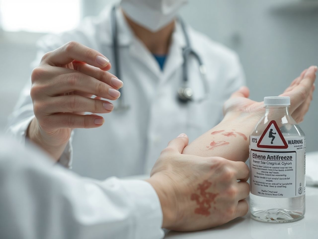 A fagyálló etilén-glikol gyorsan súlyos vesekárosodást okoz.