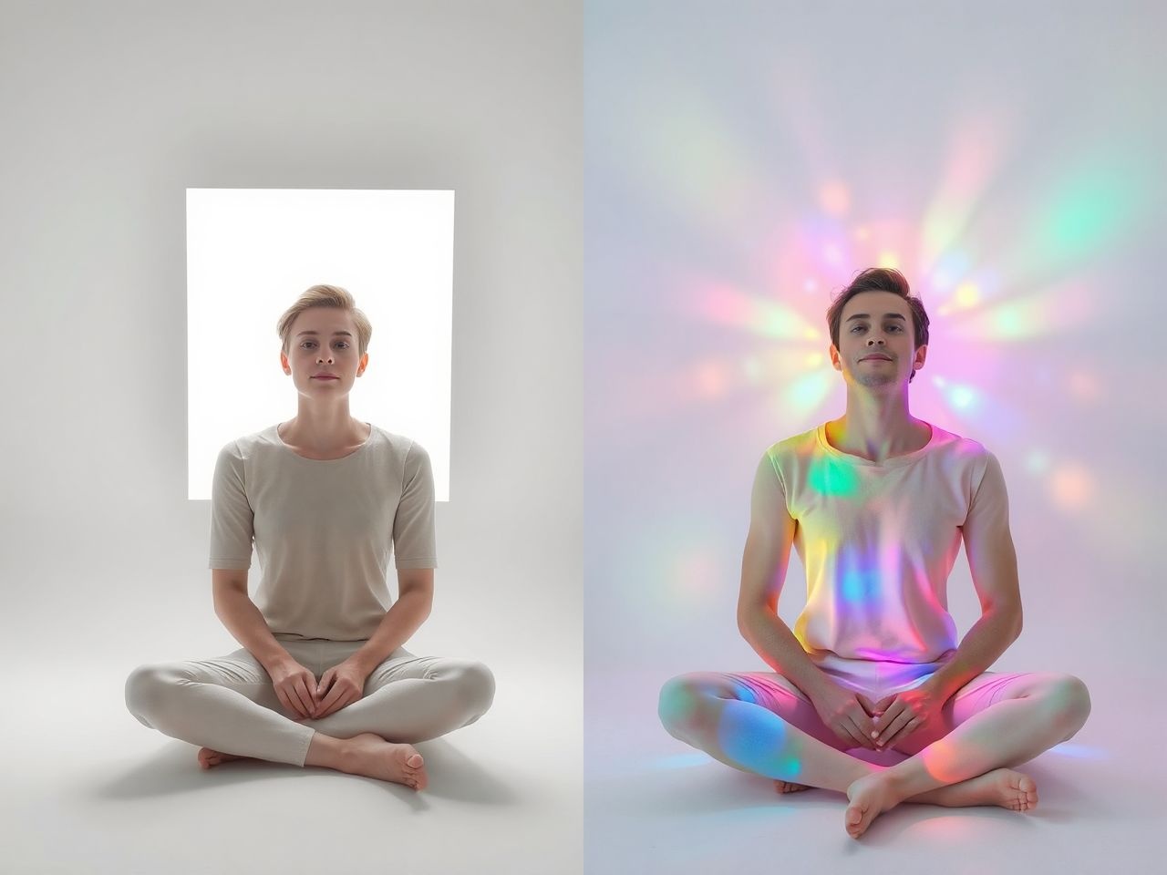 A fényterápia célzott fényhasználat, a színterápia színek hatásával.