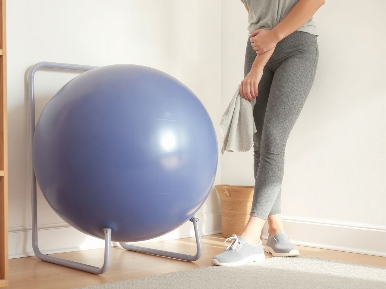 A fitness labdát naponta ellenőrizd repedések vagy sérülések miatt.