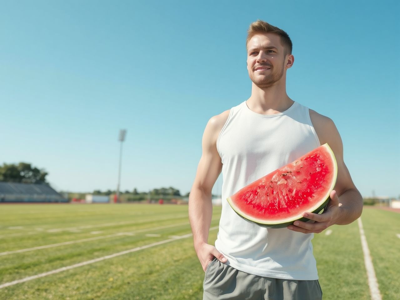 A görögdinnye hidratál és gyorsítja az izomregenerációt sportolóknál.