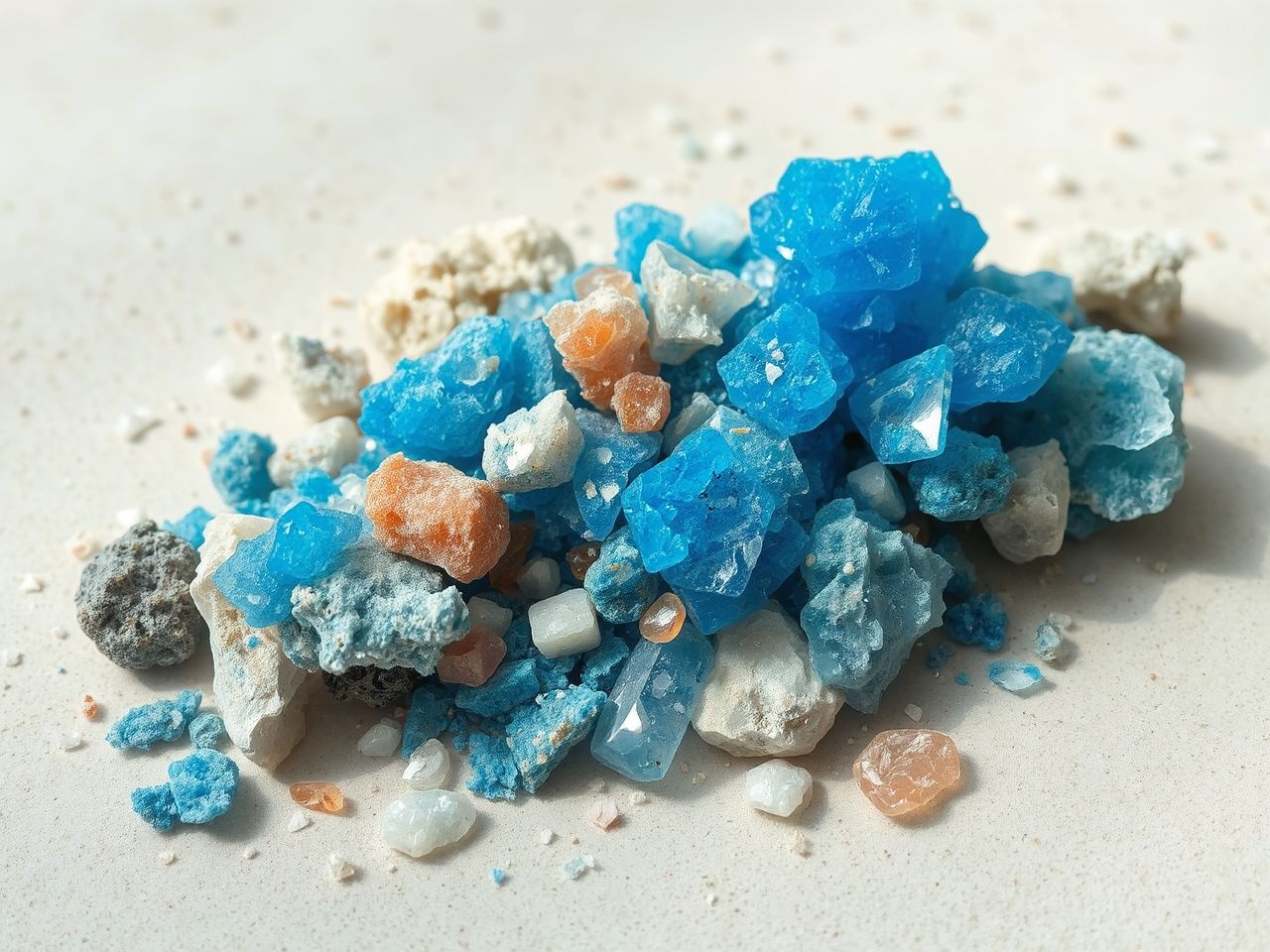 A kék homokkő nyugtató energiája fokozza a lazurit hatását.