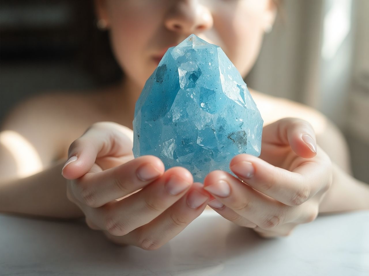 A kék homokkő nyugtatja az elmét és erősíti az érzelmi egyensúlyt.