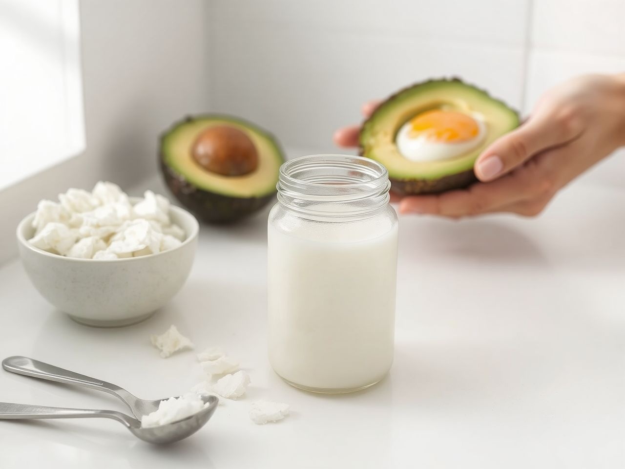 A kókuszzsír támogatja a ketogén diéta zsírégetését és energiáját.