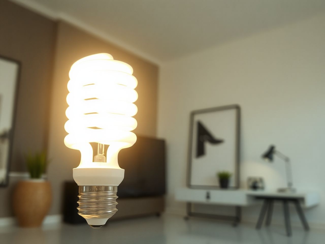 A kompakt fénycső energiatakarékos, hosszú élettartamú világítási megoldás.