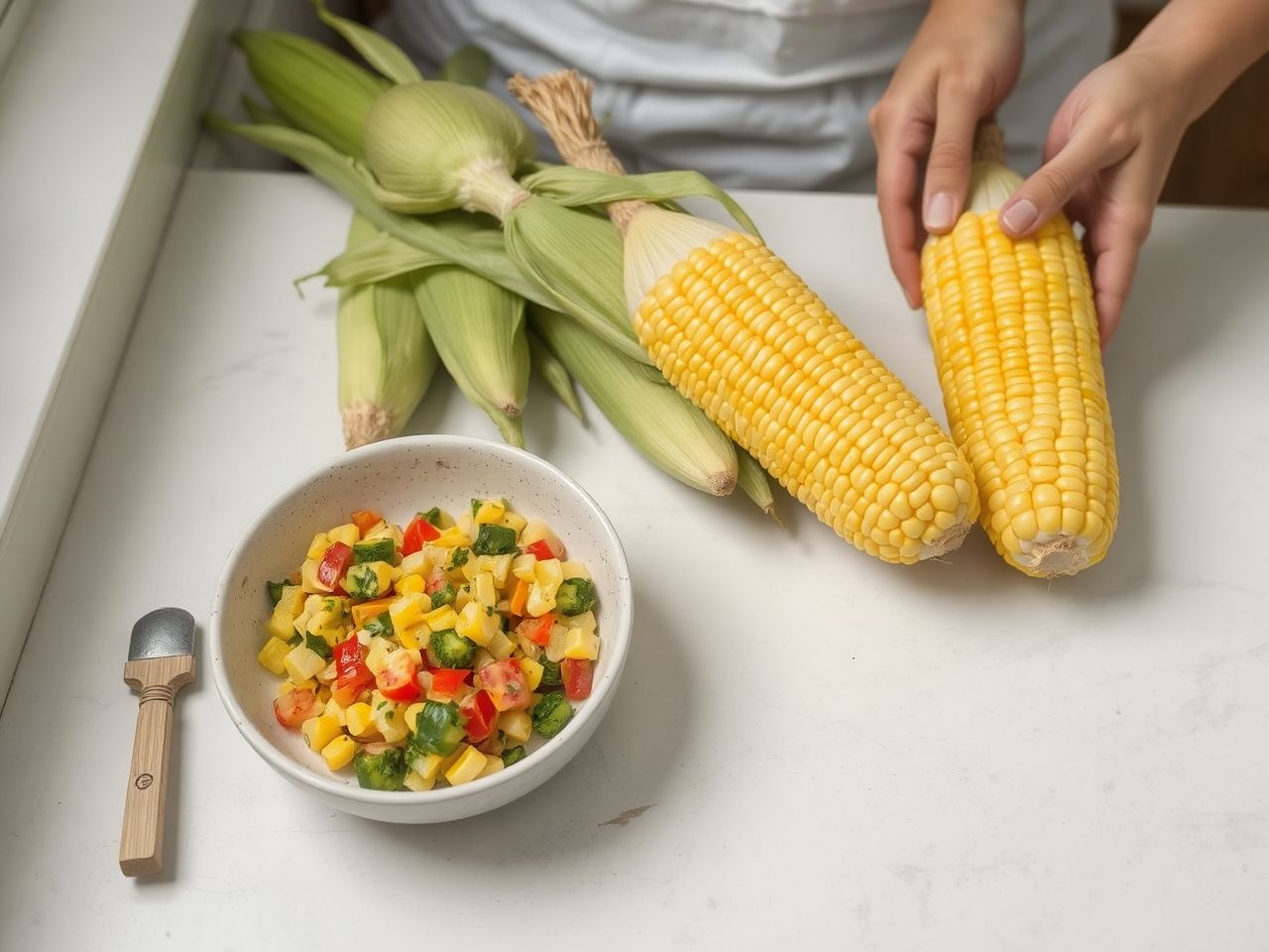 A kukorica gazdag rostban, támogatja az emésztést és immunrendszert.