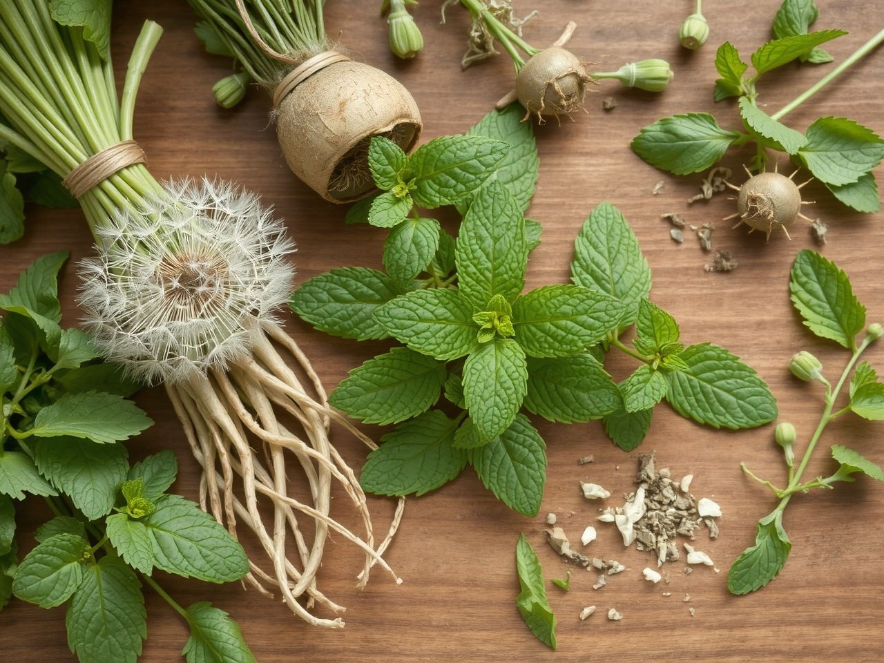 A borsmenta és a pitypang az epehajtó gyógynövények csúcsa.