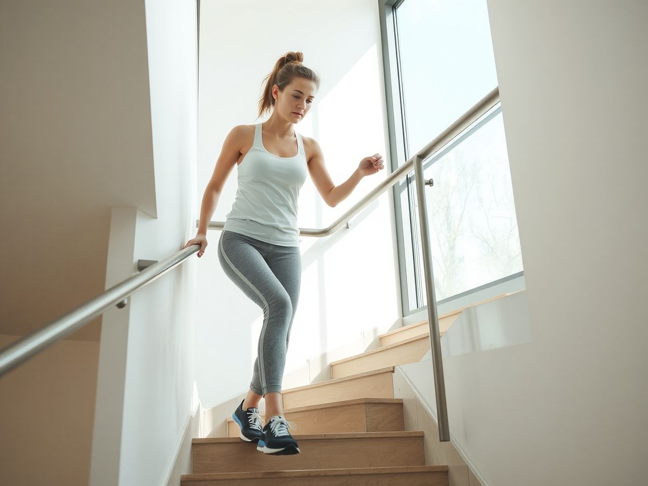 A lépcsőzés erősíti a szív- és érrendszert, csökkenti a stresszt.