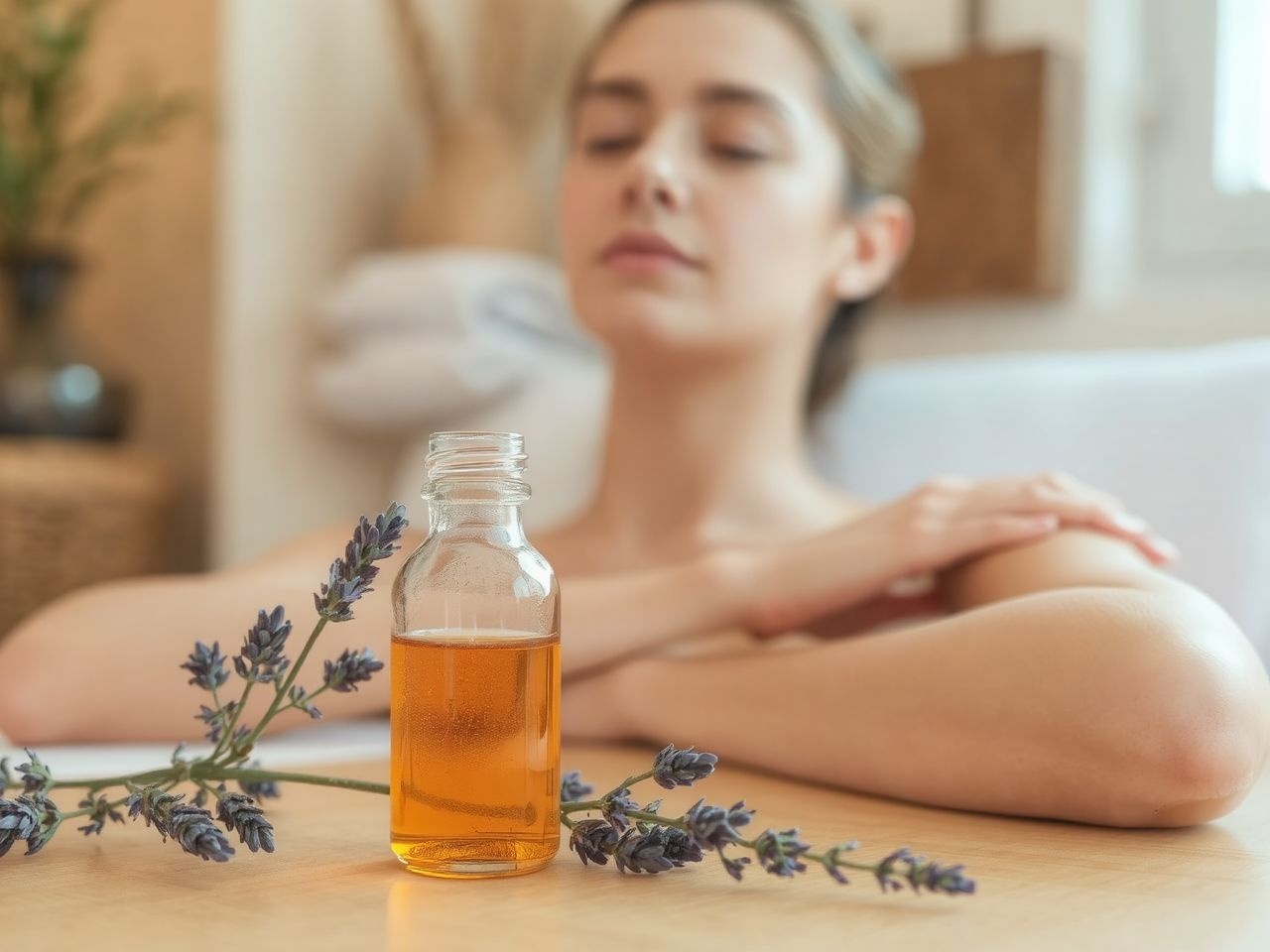 A levendula illóolaj enyhíti az izomfájdalmakat és stresszt.