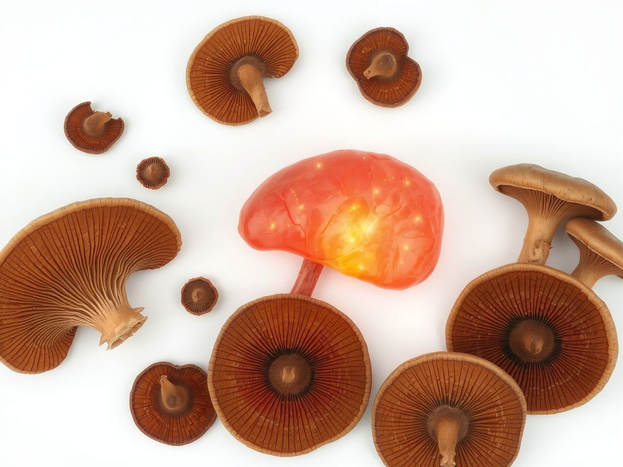 A máj anyagcserét szabályoz, Reishi gomba védi sejtjeit.