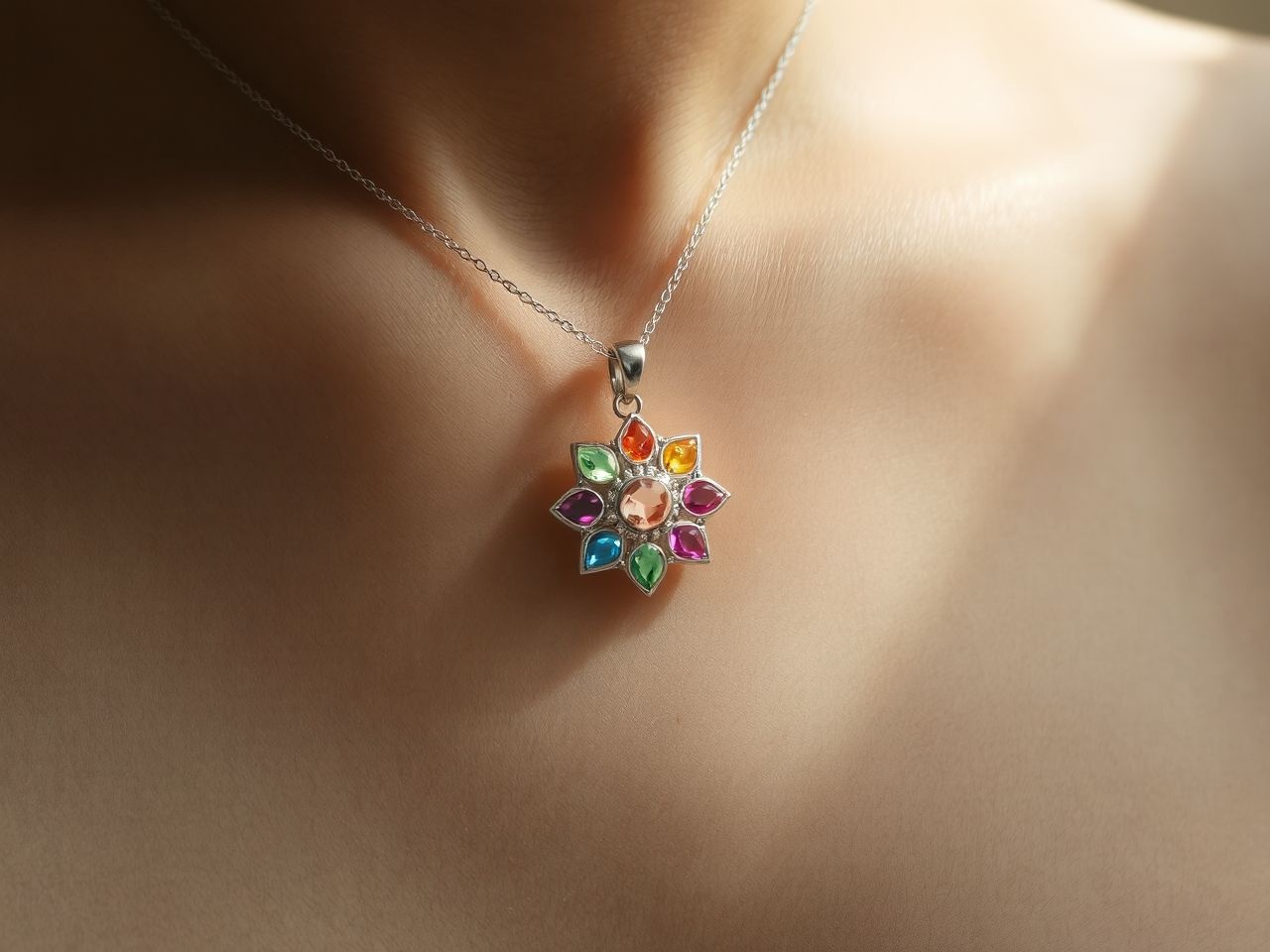 A Navaratna medál harmonizálja a test és lélek energiáit.