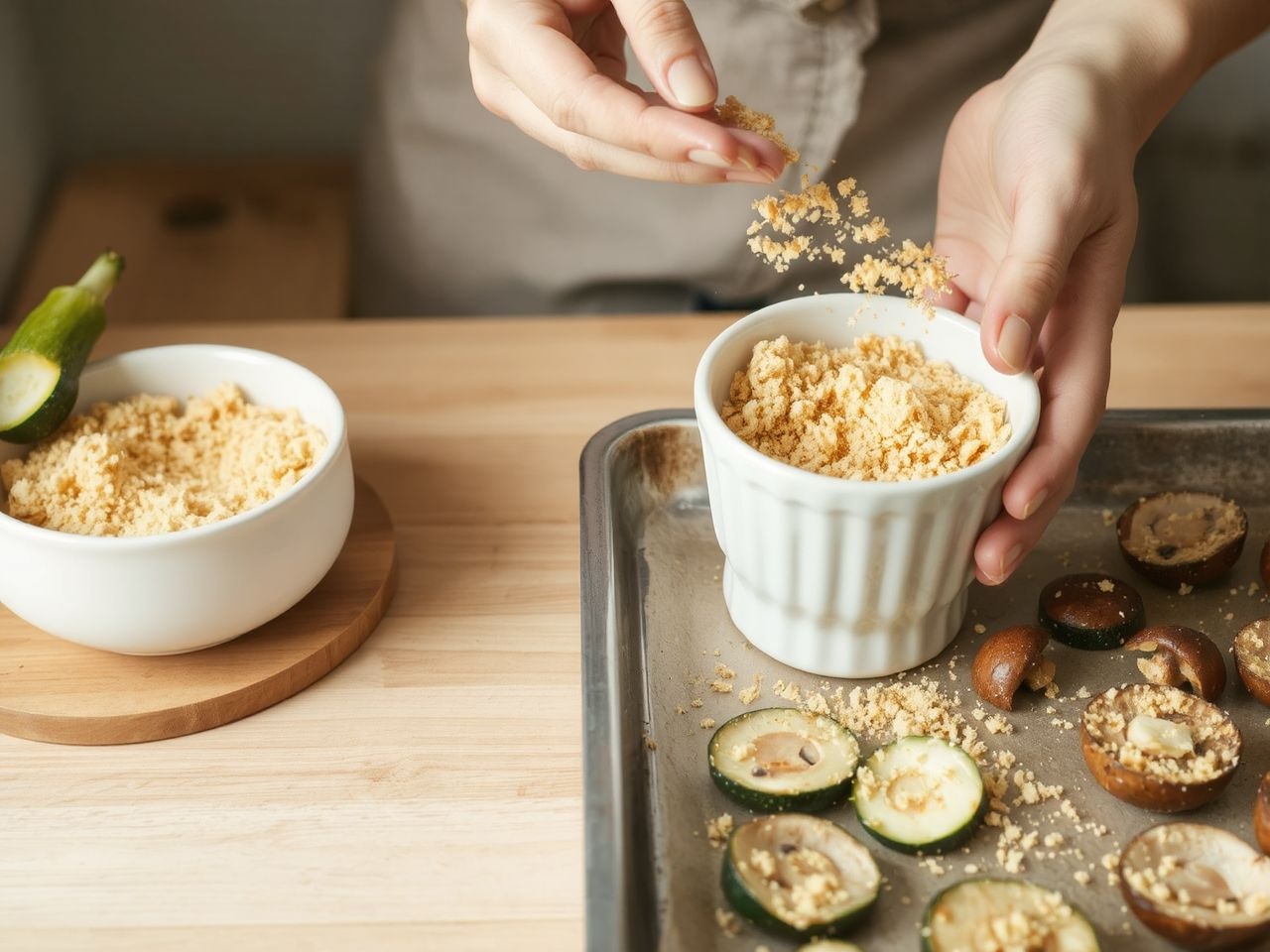 A panko morzsa kiváló hagymakarikák és sült zöldségek ropogós bevonatához.