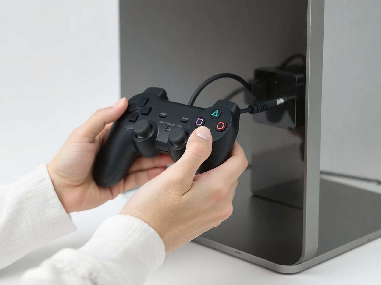 A PS3 kontroller Bluetooth-on vagy USB-kábelen keresztül is csatlakoztatható PC-hez.