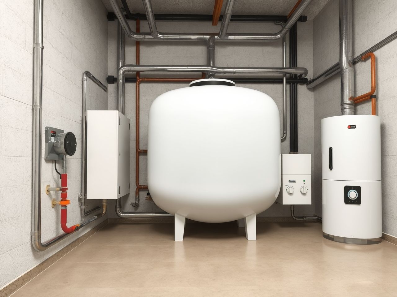 A puffertartály optimalizálja a melegvíz-készítést energiatakarékosan.