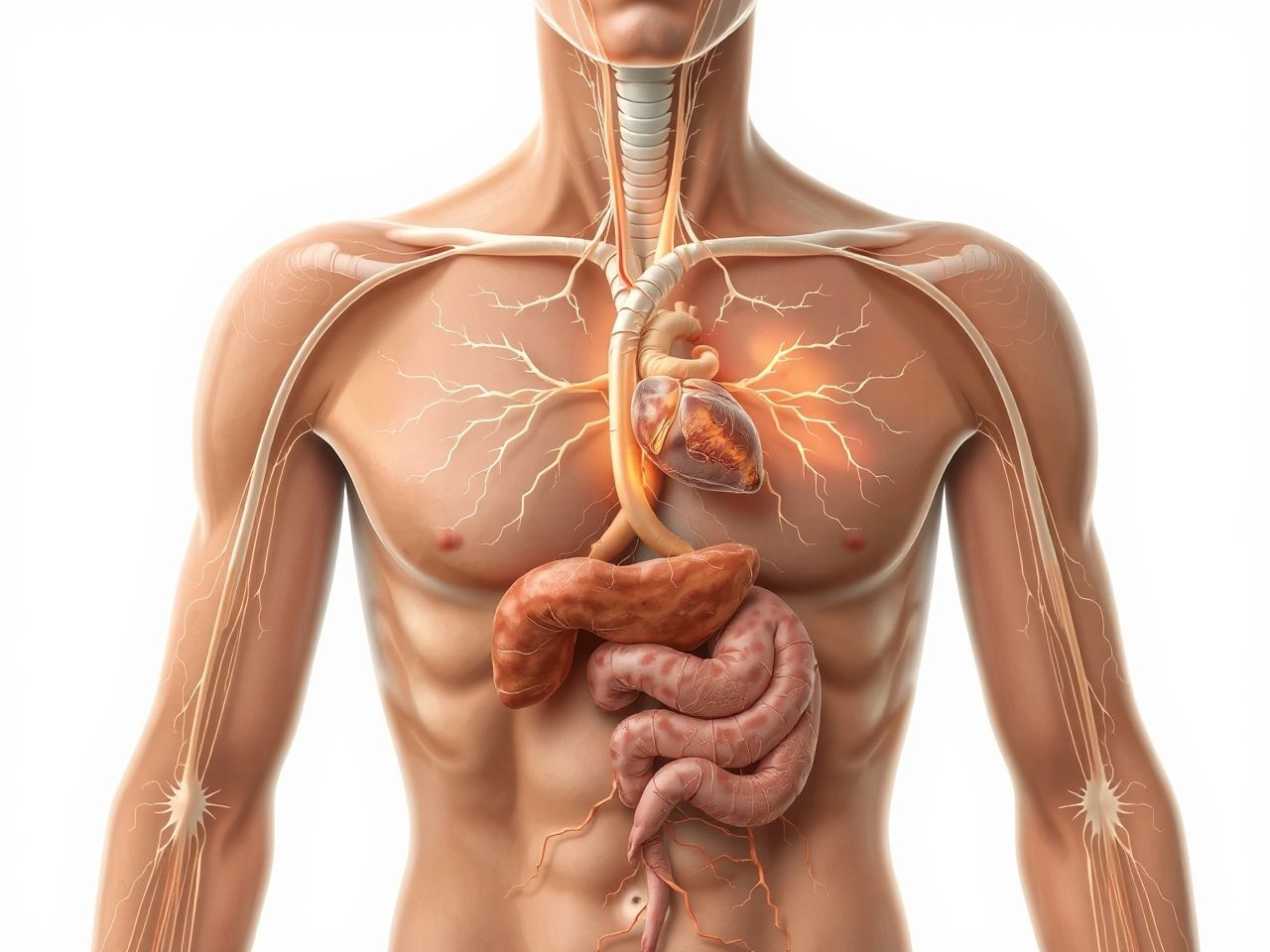 A szimpatikus idegrendszer gyorsítja a szívverést stressz hatására.