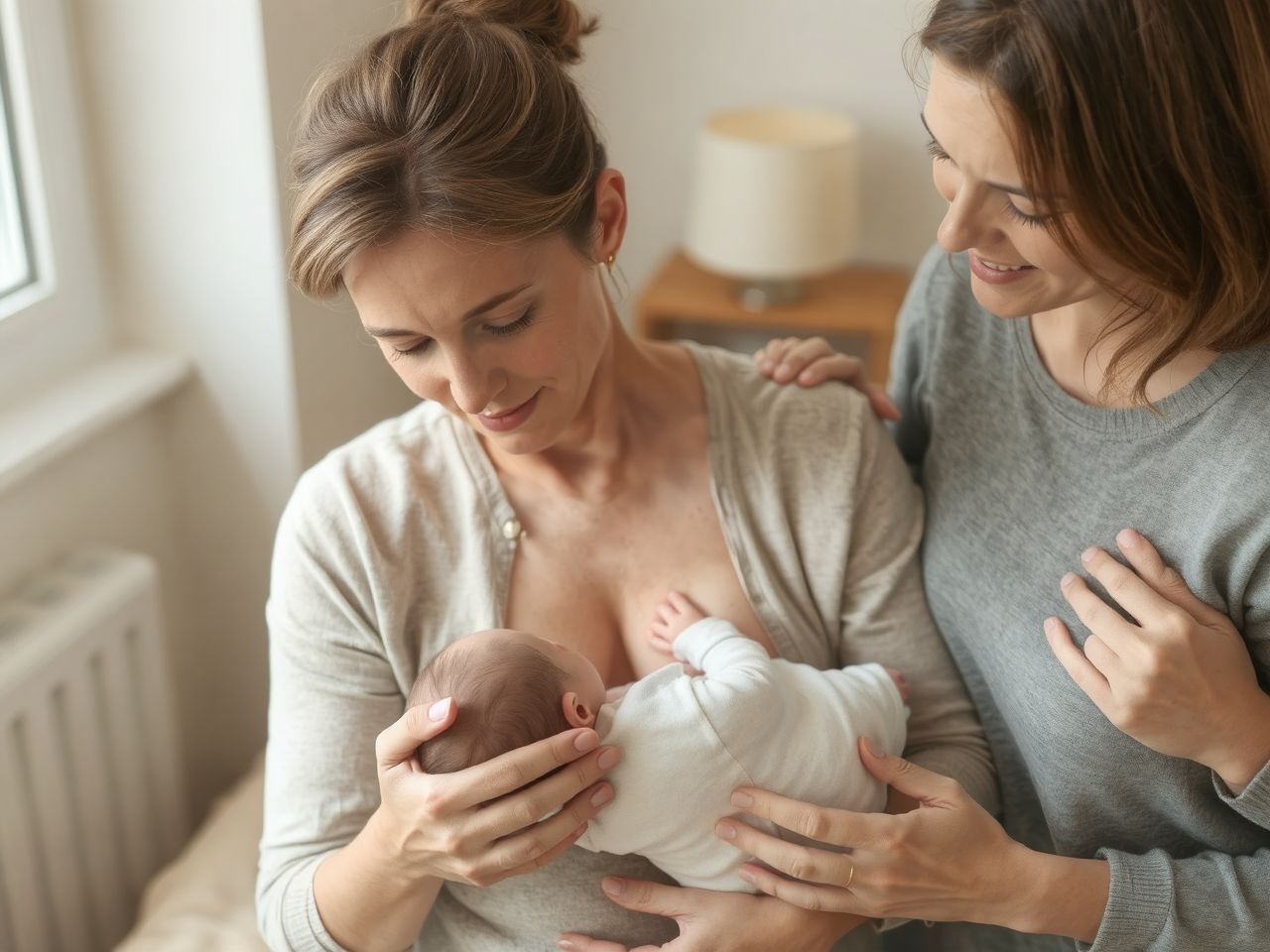 A támogató környezet növeli a szoptatás sikerességét.