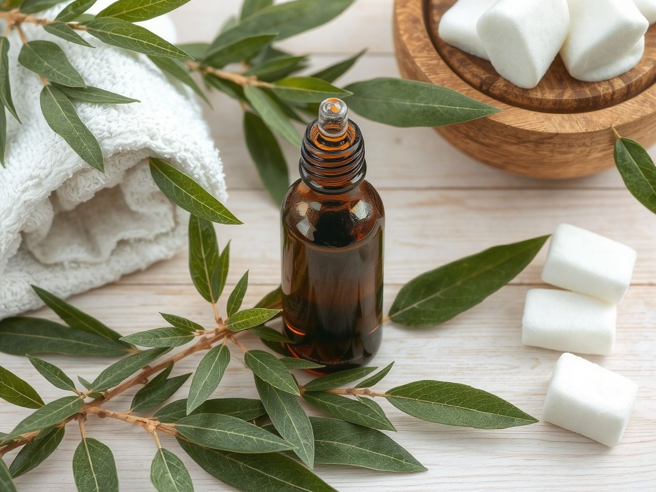 A teafaolaj hatékonyan kezeli bőrproblémákat és fertőzéseket.