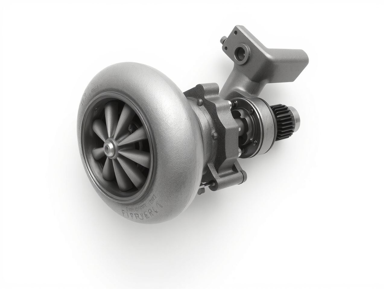 A turbófeltöltő légnyomását a forgó turbinakerék szabályozza.