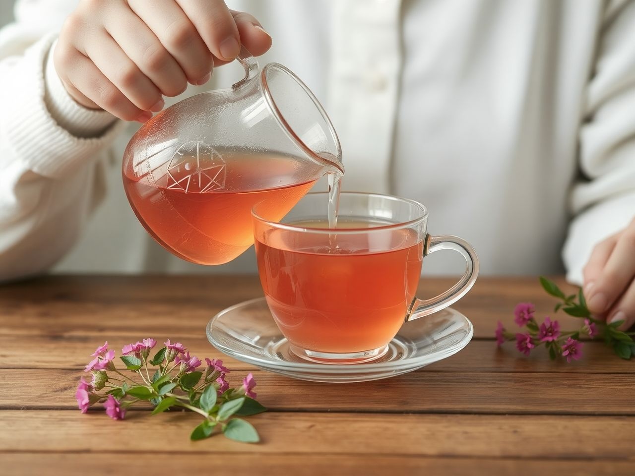 A vöröshere tea enyhítheti a menopauza tüneteit természetesen.