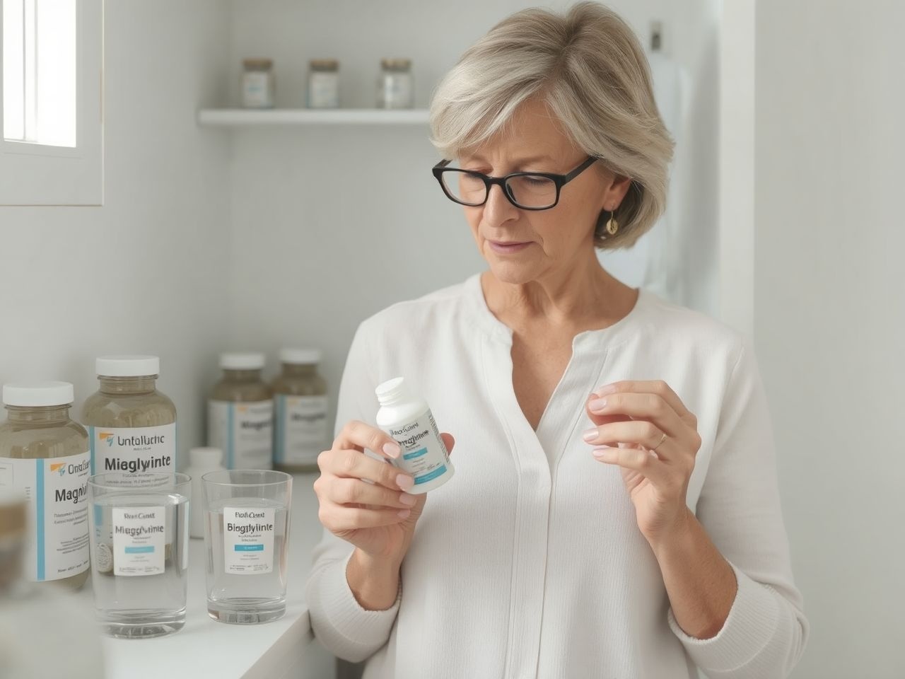 A Magnézium-Biszglicinát adagolása mellett ritkák a mellékhatások.