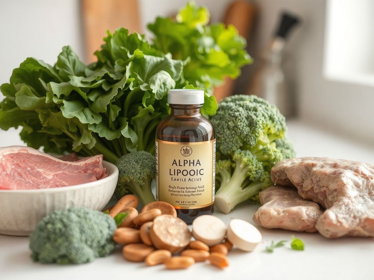 Az alfa-liponsav erős antioxidáns, természetes forrásai a spenót és brokkoli.