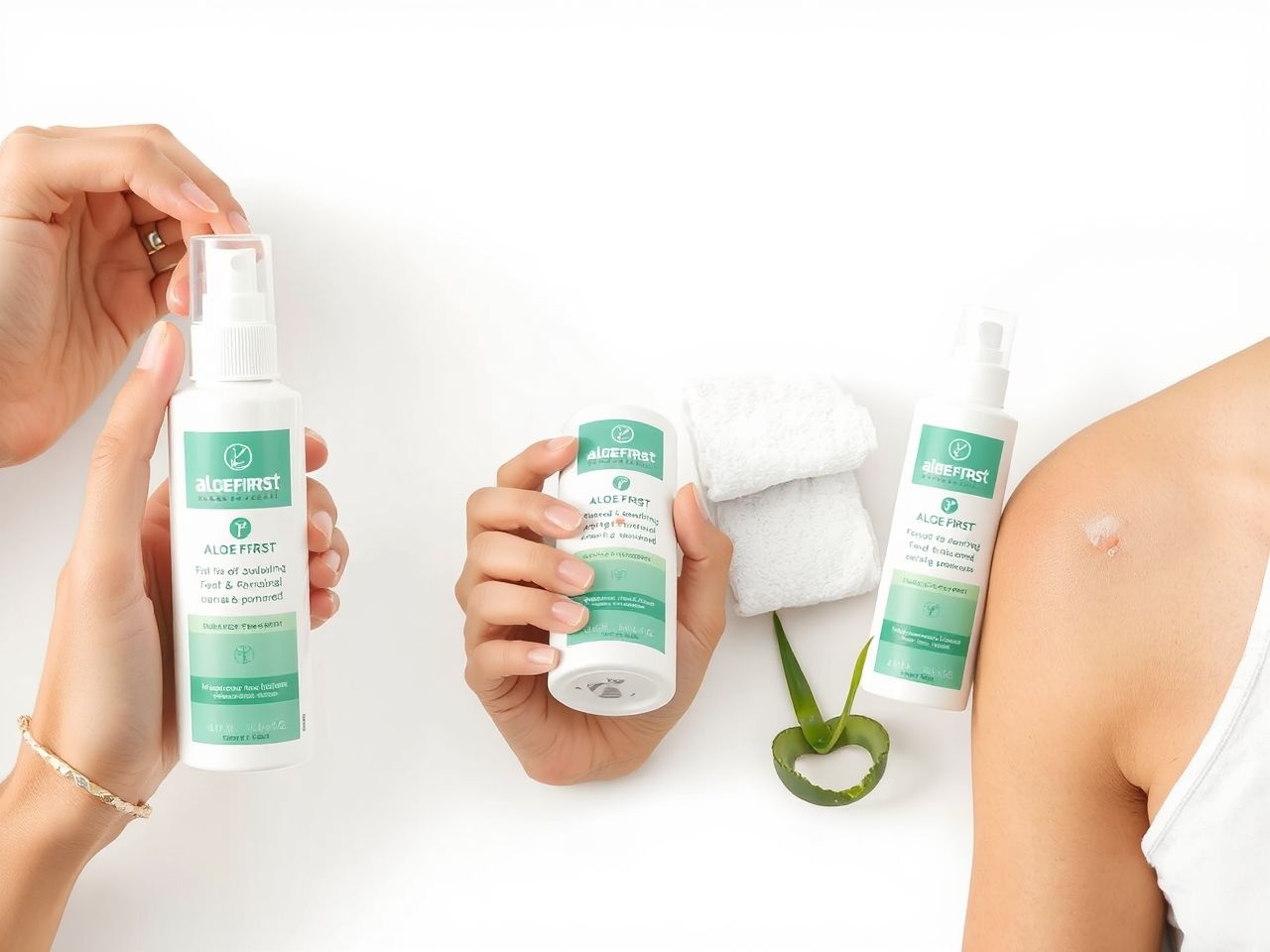 Az Aloe First spray sebek, égések és bőrproblémák gyors kezelésére alkalmas.