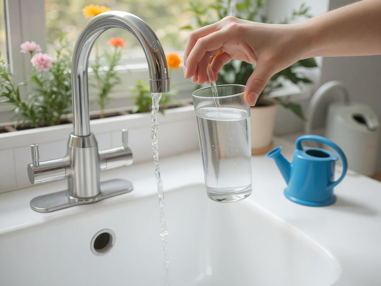 Az angol víz tisztítja a kertet és frissíti a háztartást.