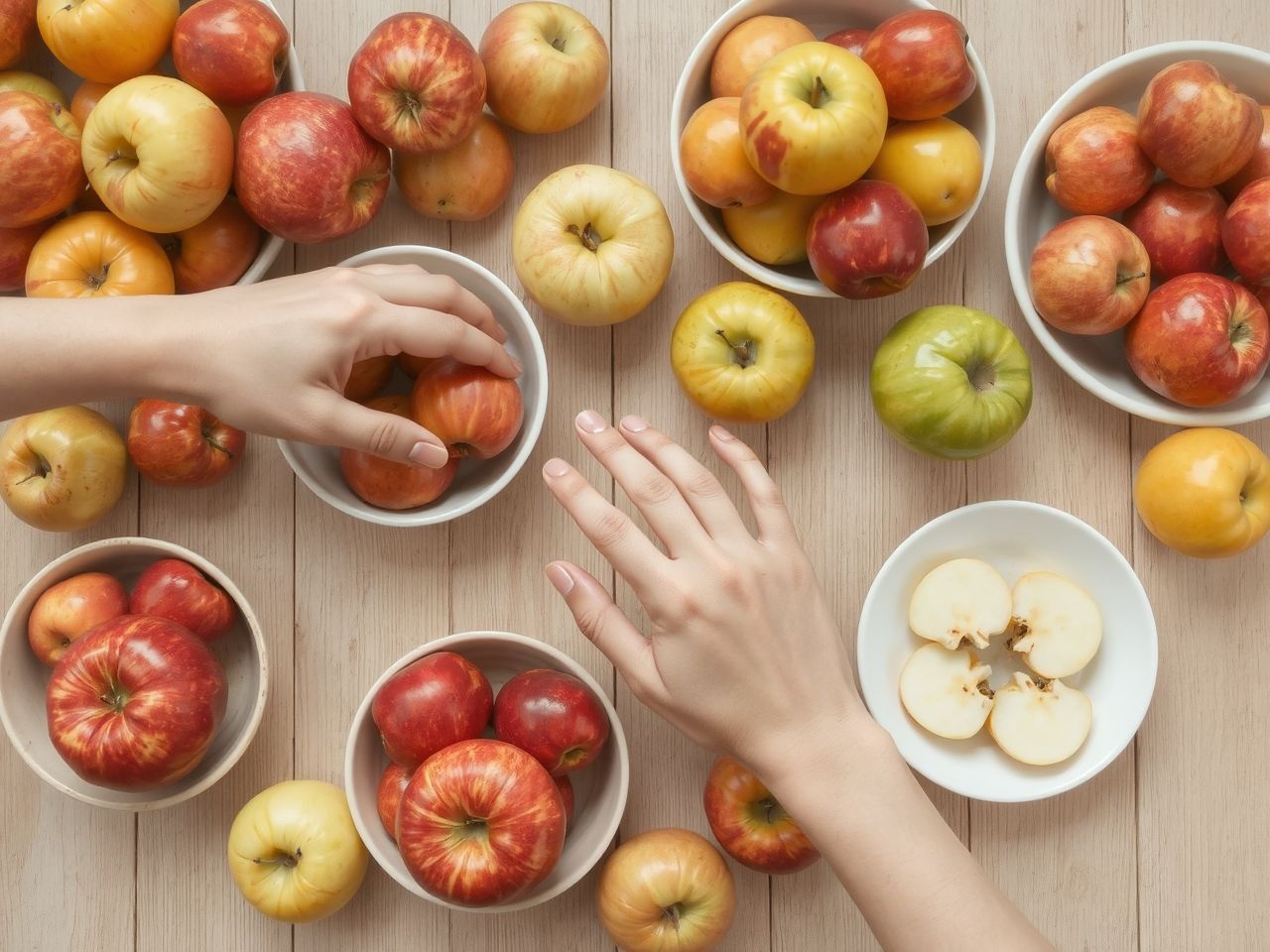 Az almafajták gazdag ízvilága változatos egészségügyi előnyöket kínál.